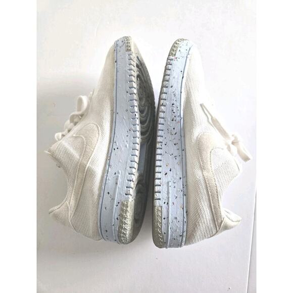 Nike AF1 Crater Flyknit White/White-Pure Platinum DC7273-100 Women's Size 9 - Picture 8 of 14